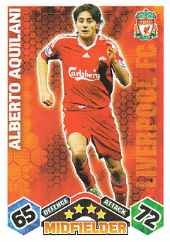 Alberto Aquilani Liverpool 2009/10 Topps Match Attax #192